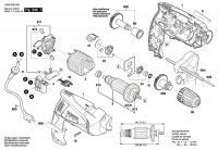 Bosch 3 603 A26 001 Psb 550 Re Percussion Drill 230 V / Eu Spare Parts